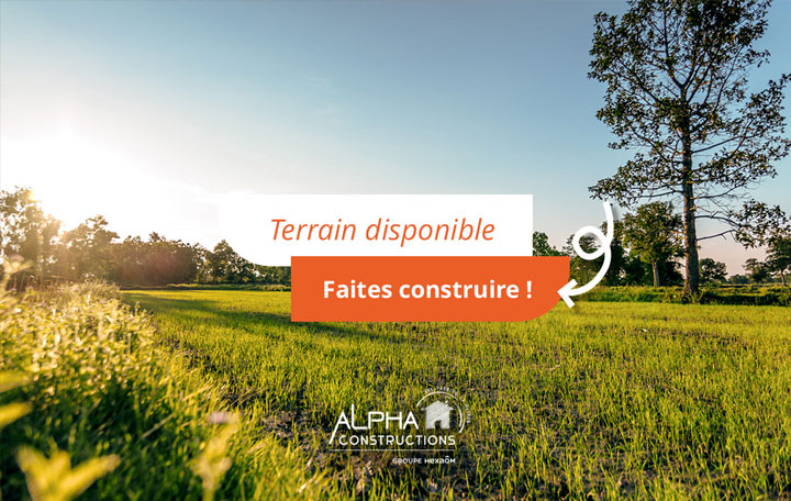Terrain de 405m2 sur la commune de Huisseau-sur-Mauves au prix de 54000&euro; avec Alpha Constructions