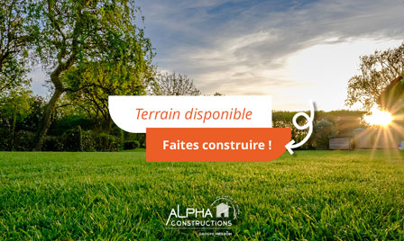 Terrain de 396m2 sur la commune de Boigny-sur-Bionne au prix de 87000&euro; avec Alpha Constructions