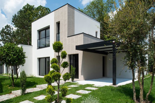 Réalisation Alpha constructions à Bordeaux  : Maison de 130 m² avec 4 chambres
