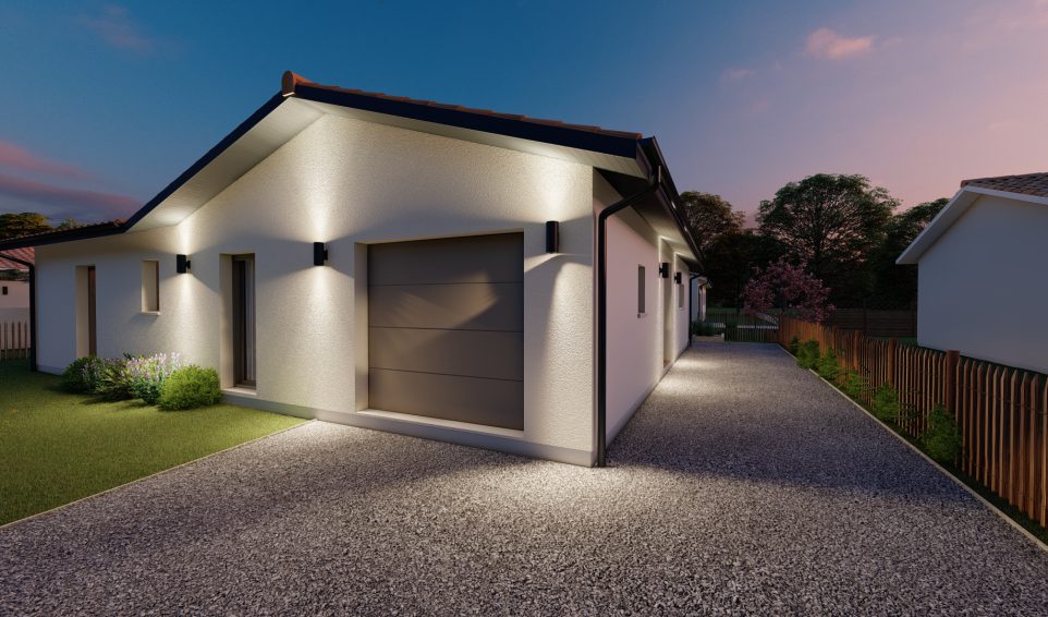 Modèle illiade de 85 m²  à 115 m² avec ou sans garage par Alpha constructions