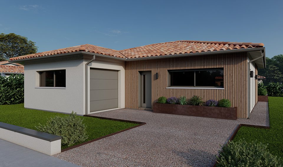 Modèle optica de 60 à 100 m² avec ou sans garage par Alpha constructions