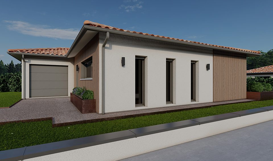 Modèle optica de 60 à 100 m² avec ou sans garage par Alpha constructions