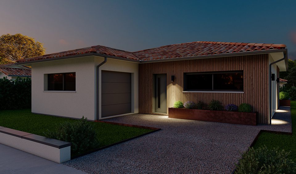 Modèle optica de 60 à 100 m² avec ou sans garage par Alpha constructions