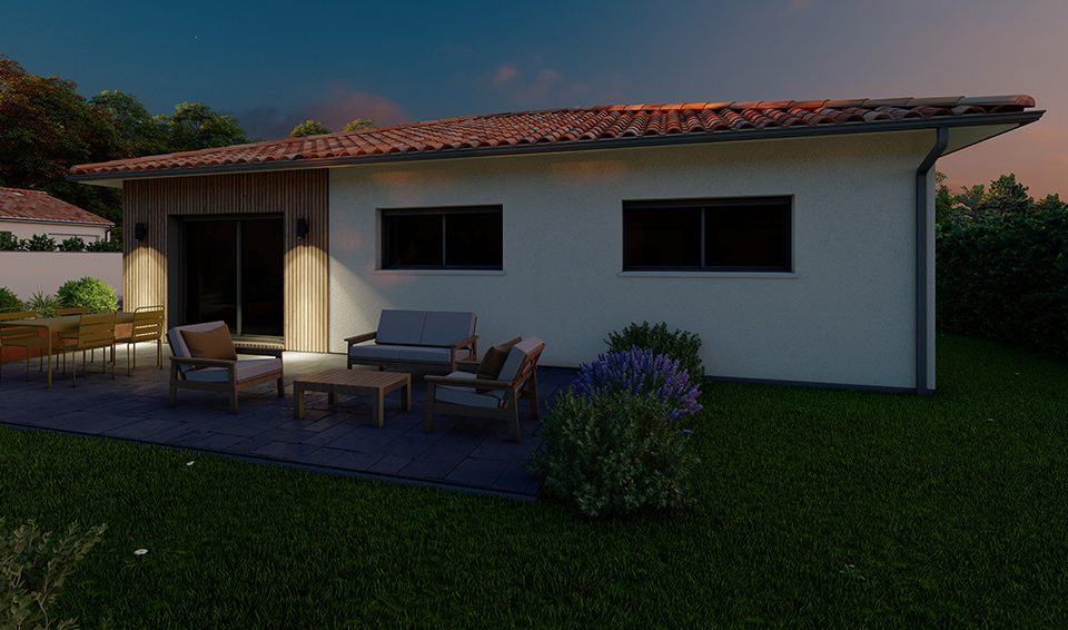 Modèle optica de 60 à 100 m² avec ou sans garage par Alpha constructions