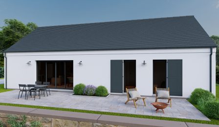 Modèle de maison breva - de 70 à 114 m² par Alpha Constructions