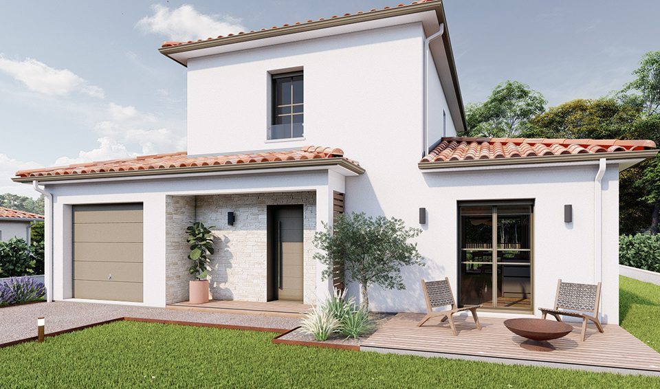 Modèle evolys 110 m² avec garage par Alpha constructions