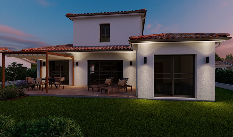 Modèle evolys 110 m² avec garage par Alpha constructions