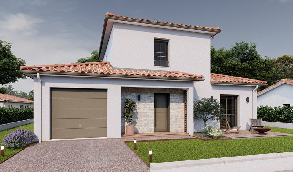 Modèle evolys 110 m² avec garage par Alpha constructions