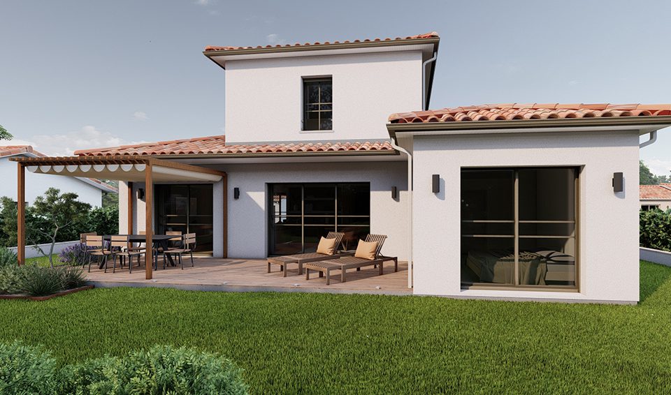 Modèle evolys 110 m² avec garage par Alpha constructions