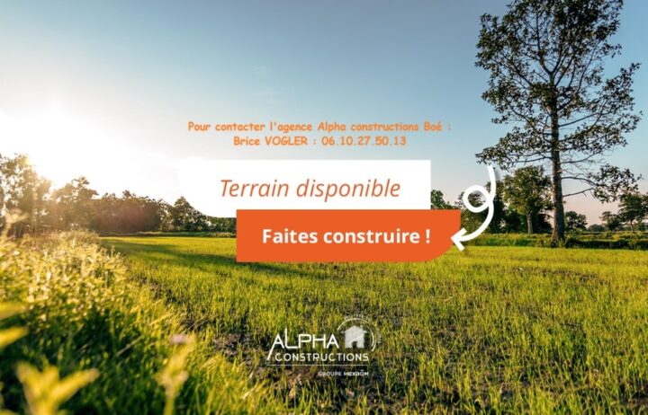 votre maison de 90m2 sur un terrain de 490m2 sur la commune de Agen au prix de 198700&euro; avec Alpha Constructions