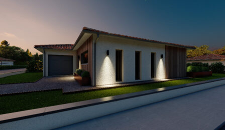 votre maison de 75m2 sur un terrain de 603m2 sur la commune de Artigues-près-Bordeaux au prix de 375000&euro; avec Alpha Constructions