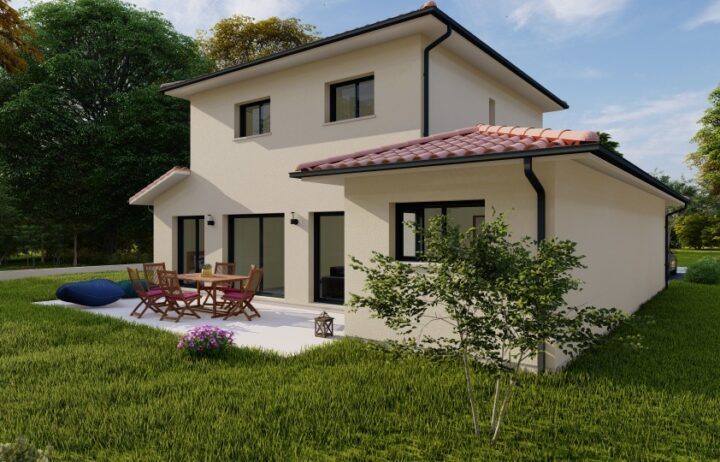 votre maison de 142m2 sur un terrain de 1310m2 sur la commune de Burie au prix de 367250&euro; avec Alpha Constructions