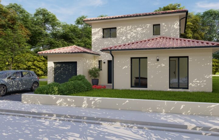 votre maison de 142m2 sur un terrain de 1310m2 sur la commune de Burie au prix de 367250&euro; avec Alpha Constructions