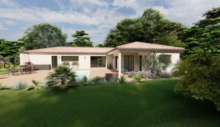 votre maison de 130m2 sur un terrain de 350m2 sur la commune de Bègles au prix de 499250&euro; avec Alpha Constructions