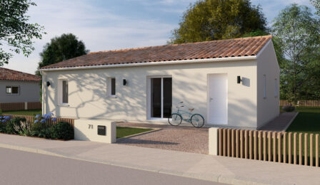 votre maison de 90m2 sur un terrain de 710m2 sur la commune de Cartelègue au prix de 170000&euro; avec Alpha Constructions