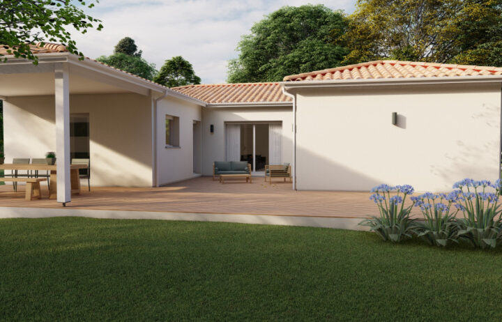 votre maison de 122m2 sur un terrain de 837m2 sur la commune de Cestas au prix de 487050&euro; avec Alpha Constructions