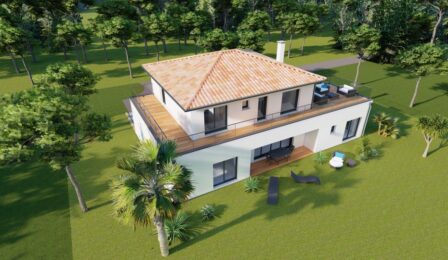 votre maison de 165m2 sur un terrain de 837m2 sur la commune de Cestas au prix de 603250&euro; avec Alpha Constructions