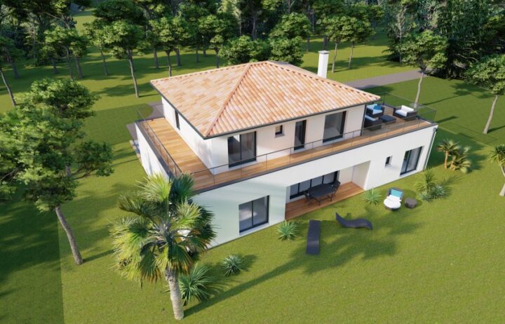 votre maison de 165m2 sur un terrain de 837m2 sur la commune de Cestas au prix de 603250&euro; avec Alpha Constructions