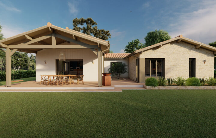 votre maison de 128m2 sur un terrain de 1520m2 sur la commune de Champagnac au prix de 270000&euro; avec Alpha Constructions