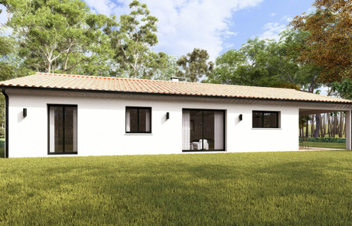 votre maison de 120m2 sur un terrain de 2400m2 sur la commune de Cherves-Richemont au prix de 283000&euro; avec Alpha Constructions