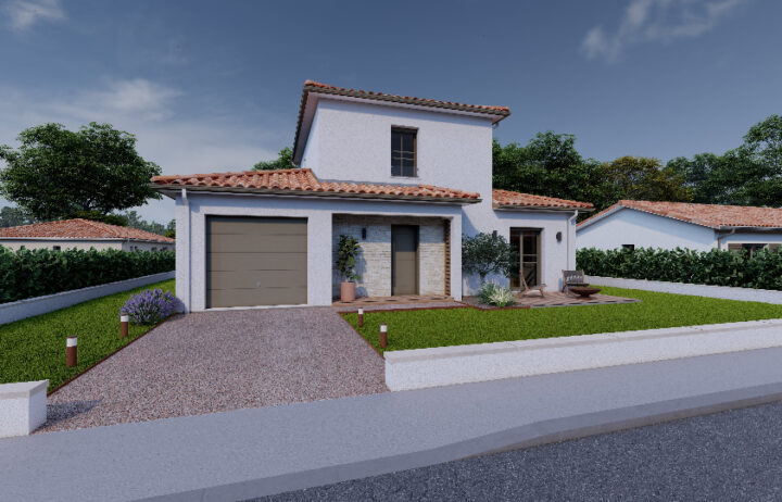 votre maison de 110m2 sur un terrain de 2300m2 sur la commune de Château-l&rsquo;Évêque au prix de 313000&euro; avec Alpha Constructions