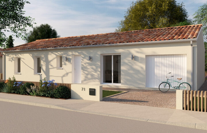 votre maison de 110m2 sur un terrain de 770m2 sur la commune de Cissac-Médoc au prix de 256500&euro; avec Alpha Constructions