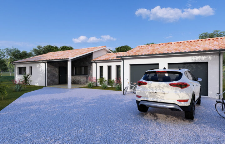 votre maison de 195m2 sur un terrain de 2580m2 sur la commune de Clam au prix de 450000&euro; avec Alpha Constructions