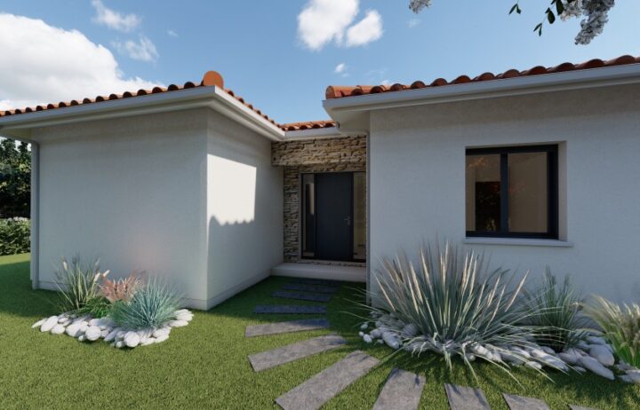votre maison de 165m2 sur un terrain de 2580m2 sur la commune de Clam au prix de 360000&euro; avec Alpha Constructions