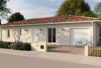 votre maison de 100m2 sur un terrain de 1450m2 sur la commune de Cosnac au prix de 269000&euro; avec Alpha Constructions