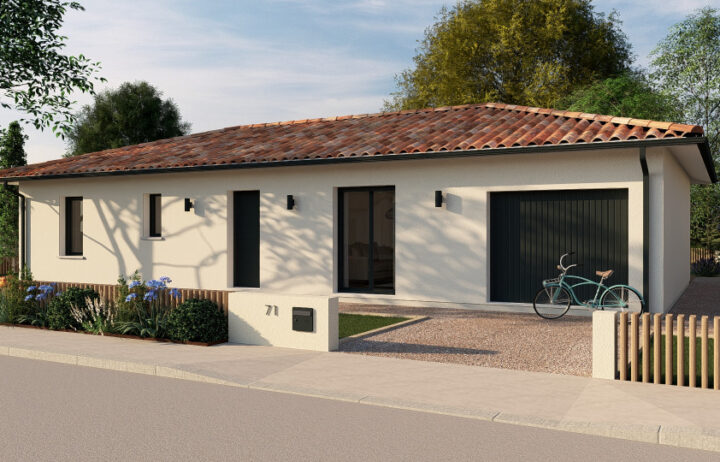 votre maison de 100m2 sur un terrain de 481m2 sur la commune de Estillac au prix de 225000&euro; avec Alpha Constructions