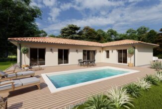 votre maison de 120m2 sur un terrain de 3000m2 sur la commune de Foulayronnes au prix de 372000&euro; avec Alpha Constructions