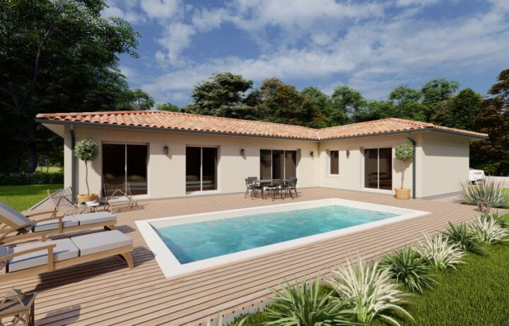 votre maison de 120m2 sur un terrain de 3000m2 sur la commune de Foulayronnes au prix de 372000&euro; avec Alpha Constructions