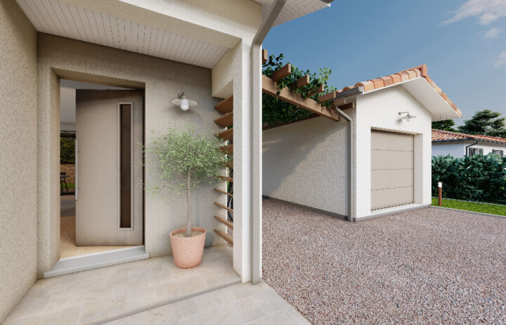 votre maison de 68m2 sur un terrain de 550m2 sur la commune de Gémozac au prix de 170000&euro; avec Alpha Constructions