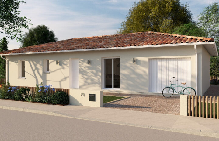 votre maison de 100m2 sur un terrain de 1000m2 sur la commune de Malemort-sur-Corrèze au prix de 265000&euro; avec Alpha Constructions
