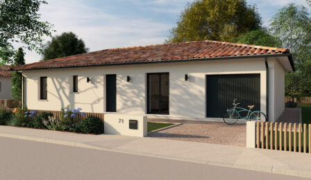 votre maison de 100m2 sur un terrain de 592m2 sur la commune de Margaux au prix de 245000&euro; avec Alpha Constructions
