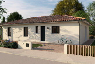 votre maison de 100m2 sur un terrain de 831m2 sur la commune de Marsac-sur-l&rsquo;Isle au prix de 210000&euro; avec Alpha Constructions