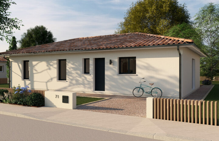 votre maison de 100m2 sur un terrain de 831m2 sur la commune de Marsac-sur-l&rsquo;Isle au prix de 210000&euro; avec Alpha Constructions