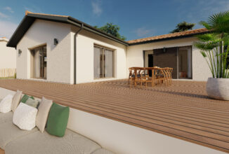 votre maison de 115m2 sur un terrain de 1300m2 sur la commune de Monflanquin au prix de 270500&euro; avec Alpha Constructions