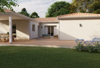 votre maison de 122m2 sur un terrain de 1200m2 sur la commune de Mosnac-Saint-Simeux au prix de 289000&euro; avec Alpha Constructions