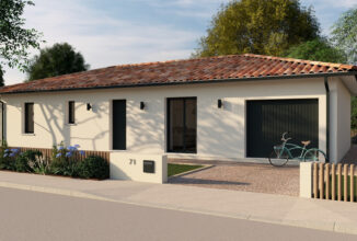 votre maison de 100m2 sur un terrain de 476m2 sur la commune de Mérignac au prix de 479125&euro; avec Alpha Constructions