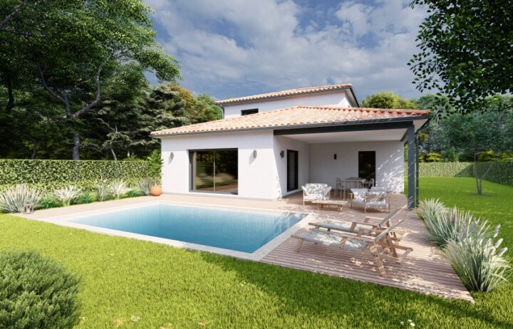 votre maison de 145m2 sur un terrain de 476m2 sur la commune de Mérignac au prix de 611250&euro; avec Alpha Constructions