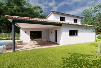 votre maison de 145m2 sur un terrain de 476m2 sur la commune de Mérignac au prix de 611250&euro; avec Alpha Constructions