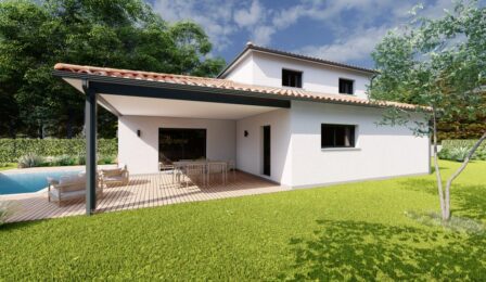 votre maison de 145m2 sur un terrain de 476m2 sur la commune de Mérignac au prix de 611250&euro; avec Alpha Constructions