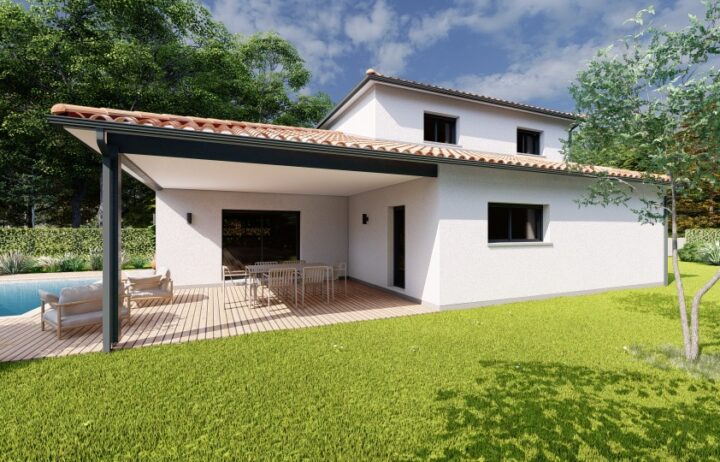 votre maison de 145m2 sur un terrain de 476m2 sur la commune de Mérignac au prix de 611250&euro; avec Alpha Constructions