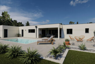 votre maison de 135m2 sur un terrain de 630m2 sur la commune de Mérignac au prix de 425120&euro; avec Alpha Constructions
