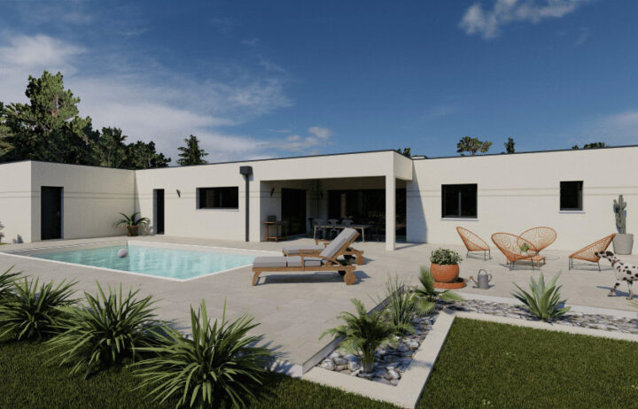 votre maison de 135m2 sur un terrain de 630m2 sur la commune de Mérignac au prix de 425120&euro; avec Alpha Constructions