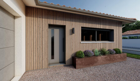 votre maison de 68m2 sur un terrain de 630m2 sur la commune de Mérignac au prix de 175800&euro; avec Alpha Constructions