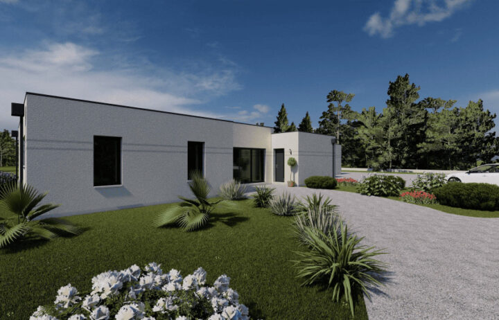 votre maison de 135m2 sur un terrain de 630m2 sur la commune de Mérignac au prix de 425120&euro; avec Alpha Constructions