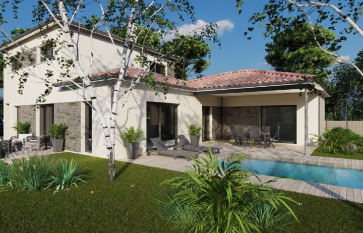 votre maison de 150m2 sur un terrain de 722m2 sur la commune de Mérignac au prix de 714000&euro; avec Alpha Constructions