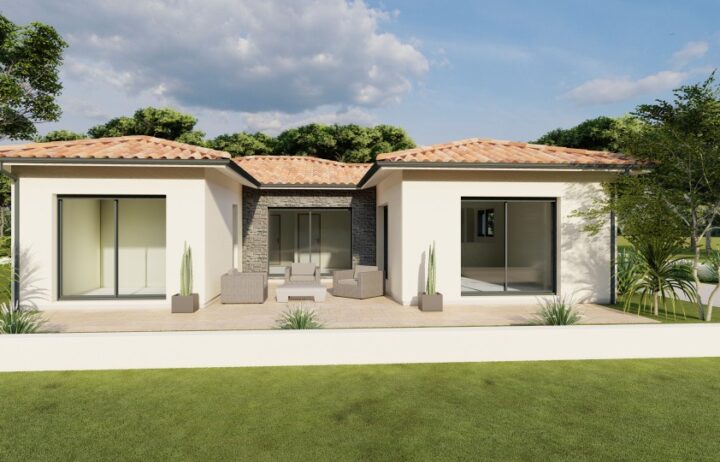 votre maison de 98m2 sur un terrain de 4300m2 sur la commune de Paulin au prix de 212900&euro; avec Alpha Constructions